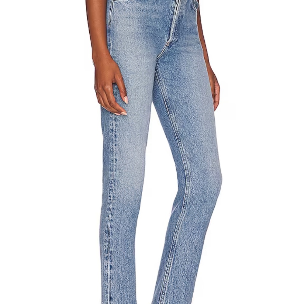 Agolde Riley High Rise Straight Crop - Picture 16 of 16